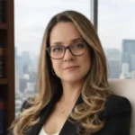 Retrato profissional da advogada Michele Fonseca, especialista em Direito de Família, Direito Trabalhista e Direito Empresarial.